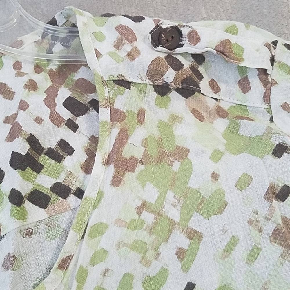 Linen button up blouse - Picture 4 of 7